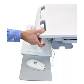 Multimedialny wózek Ergotron StyleView, aluminium szare i białe