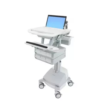 Multimedialny wózek Ergotron StyleView, aluminium szare i białe