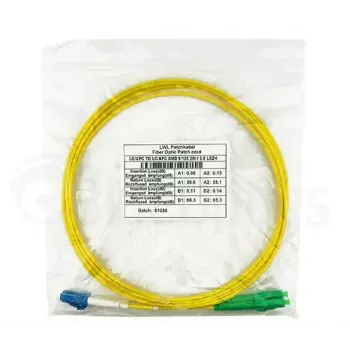 Kabel światłowodowy BlueOptics SFP3131BU0.5MS LC G.657.A1 0,5 m żółty