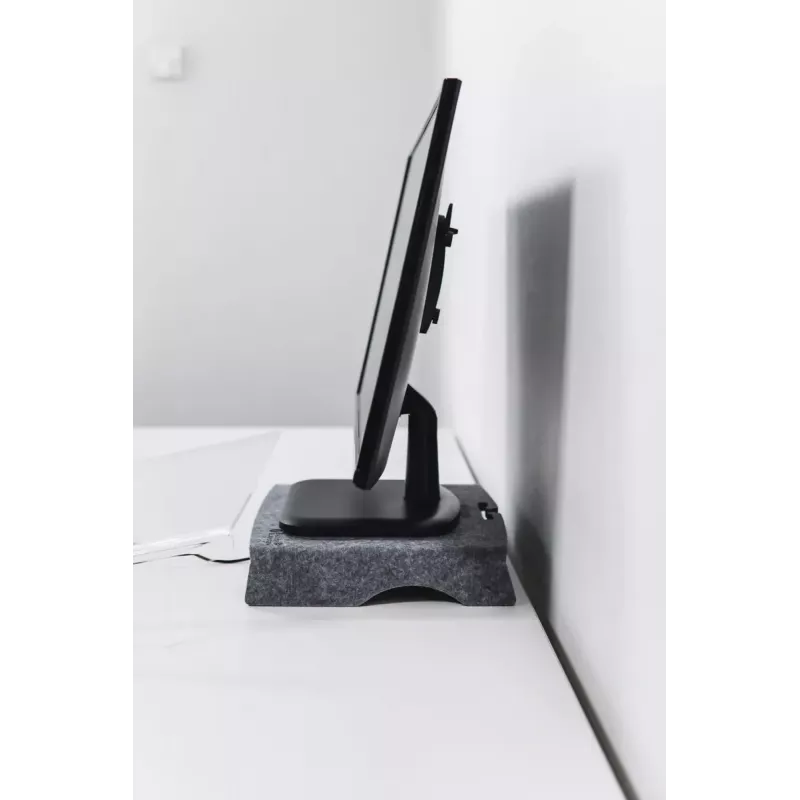 BakkerElkhuizen Q-Riser 50 Circular 76.2 cm Podstawka pod monitor Szary