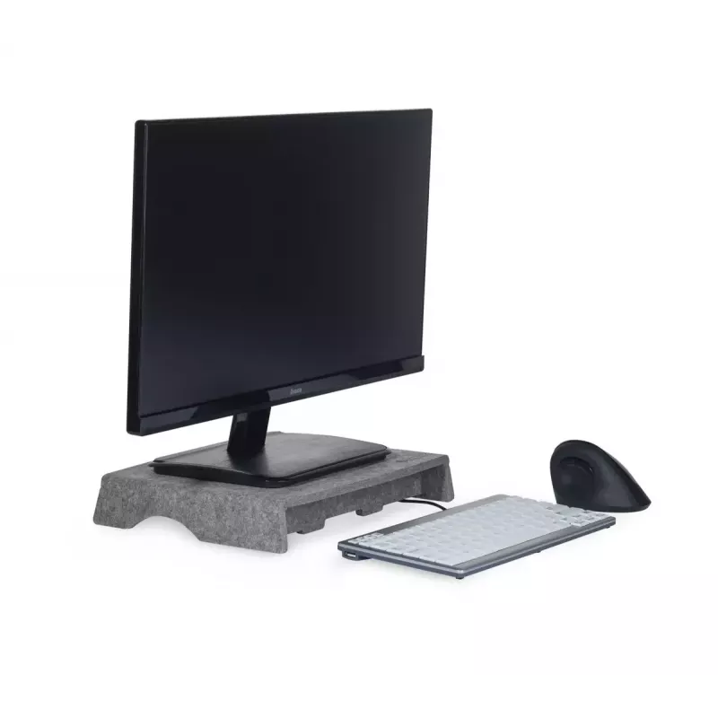 BakkerElkhuizen Q-Riser 50 Circular 76.2 cm Podstawka pod monitor Szary