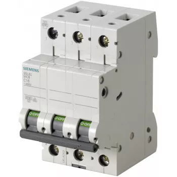 Siemens 5SL6316-6 wyłącznik nadprądowy Miniaturowy wyłącznik nadprądowy Typ B 3