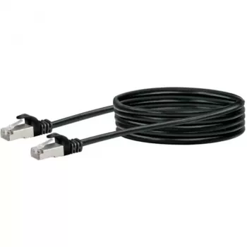 Kabel sieciowy Schwaiger CKB6025 053 RJ-45 Cat6 2.5 m Czarny