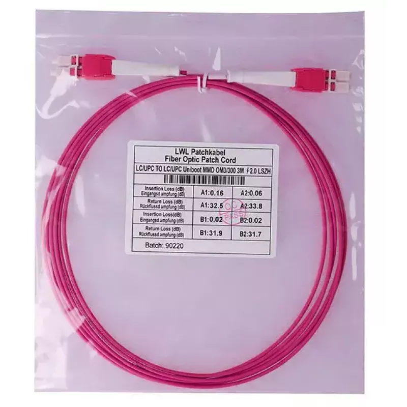 Kabel światłowodowy BlueOptics SFP8181FU0.5MK 0,5 m LC OM4