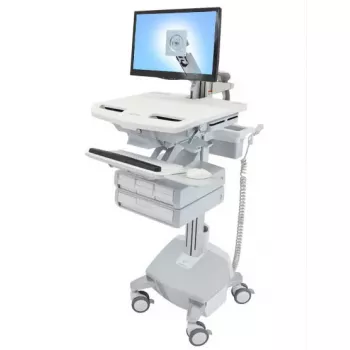 Wózek multimedialny Ergotron StyleView Aluminiowy Szary Biały