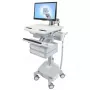 Wózek multimedialny Ergotron StyleView Aluminiowy Szary Biały