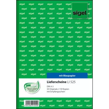 Business Form Sigel LI525 A5 Różowo-Biały