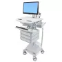 Multimedialny wózek Ergotron StyleView Aluminium szary biały