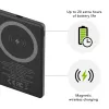 dbramante1928 re-charge - Power Bank 5K Wireless - Szary, 5000 mAh, Ładowanie bezprzewodowe, 3.87 V, Szary