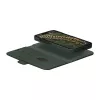 Etui Folio dbramante1928 New York dla iPhone 15 Pro, monochromatyczna zieleń, 3 kieszenie na karty