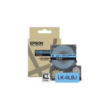 Taśma etykietująca Epson LK-6LBJ Czarna Niebieska Termotransferowa 2,4 cm