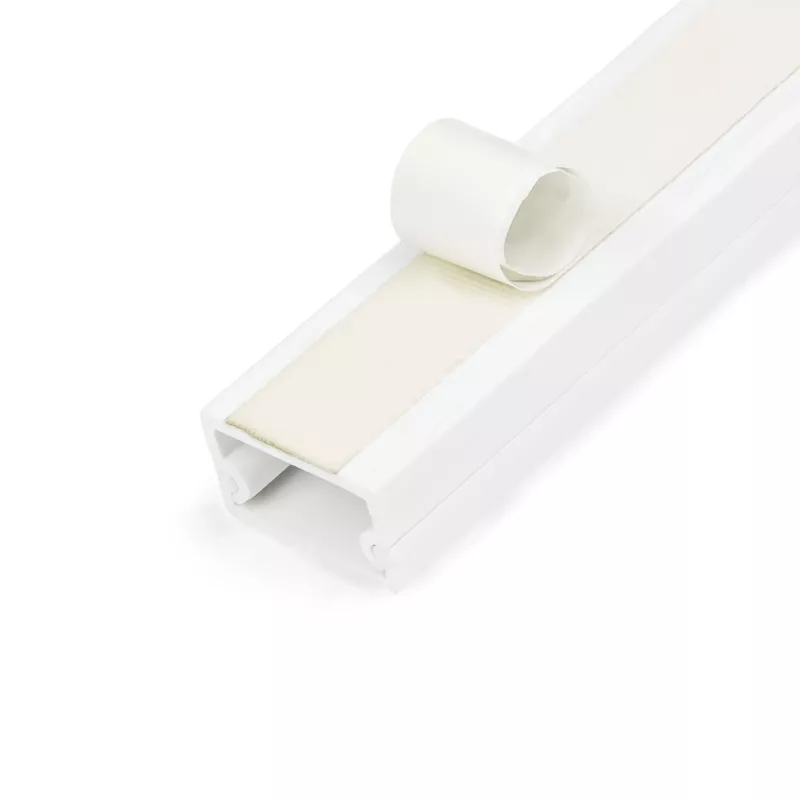 StarTech.com Solid kabel Management Raceway with Adhesive Tape & Cover, 3/4 inch(19mm)W x 3/8 inch(11mm)H - 3ft(1m) length, PVC sieciowy/Power Cord Hider/Wall Wire Duct, Max 6 Cables, UL Listed