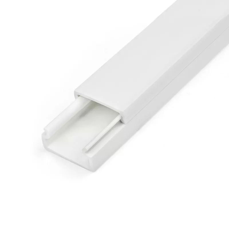 StarTech.com Solid kabel Management Raceway with Adhesive Tape & Cover, 3/4 inch(19mm)W x 3/8 inch(11mm)H - 3ft(1m) length, PVC sieciowy/Power Cord Hider/Wall Wire Duct, Max 6 Cables, UL Listed