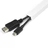StarTech.com Solid kabel Management Raceway with Adhesive Tape & Cover, 3/4 inch(19mm)W x 3/8 inch(11mm)H - 3ft(1m) length, PVC sieciowy/Power Cord Hider/Wall Wire Duct, Max 6 Cables, UL Listed