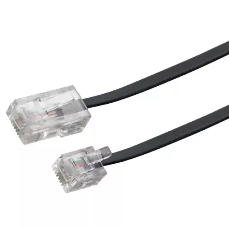 Kabel sieciowy Schwaiger 6,0 m RJ-11 - RJ-45 6 m czarny
