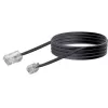 Kabel sieciowy Schwaiger 6,0 m RJ-11 - RJ-45 6 m czarny