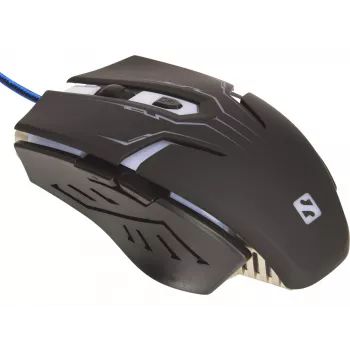 Sandberg Eliminator mysz, Praworęczna, USB Typu-A, 2400 DPI, Czarna