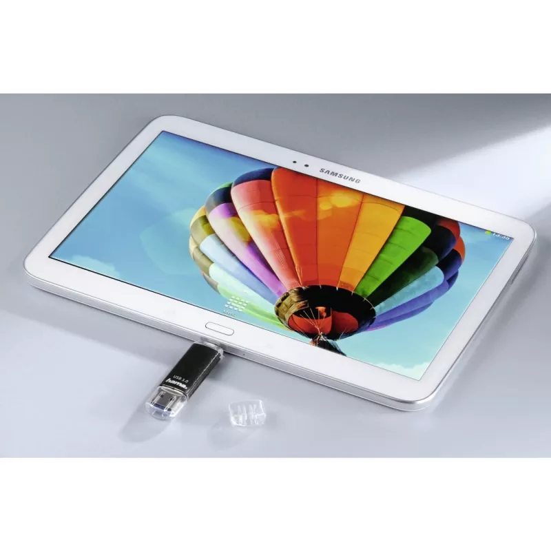 Pamięć USB Hama Laeta Twin 256 GB USB Type-A / Micro-USB 3.2 Gen 1 (3.1 Gen 1) Czarna