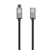 Kabel Techly USB 3.2 Gen 2 USB-C M/Ż 1m Czarny, 1 m, USB C, USB C, USB 3.2 Gen 2 (3.1 Gen 2), 10 Gbit/s, Czarny, Szary