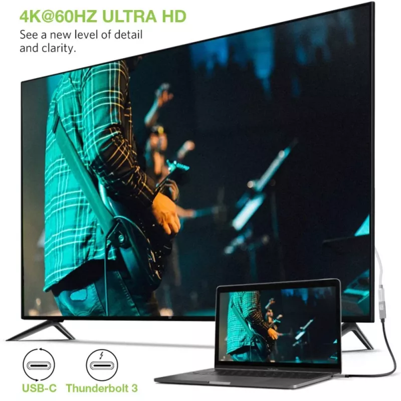 Kabel Techly USB 3.2 Gen 2 USB-C M/Ż 1m Czarny, 1 m, USB C, USB C, USB 3.2 Gen 2 (3.1 Gen 2), 10 Gbit/s, Czarny, Szary