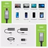 Kabel Techly USB 3.2 Gen 2 USB-C M/Ż 1m Czarny, 1 m, USB C, USB C, USB 3.2 Gen 2 (3.1 Gen 2), 10 Gbit/s, Czarny, Szary
