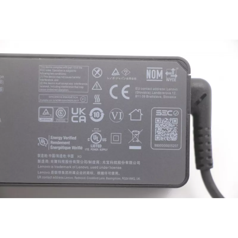 Lenovo 5A10W86253 zasilacz/inwerter Wewnętrzny 65 W Czarny