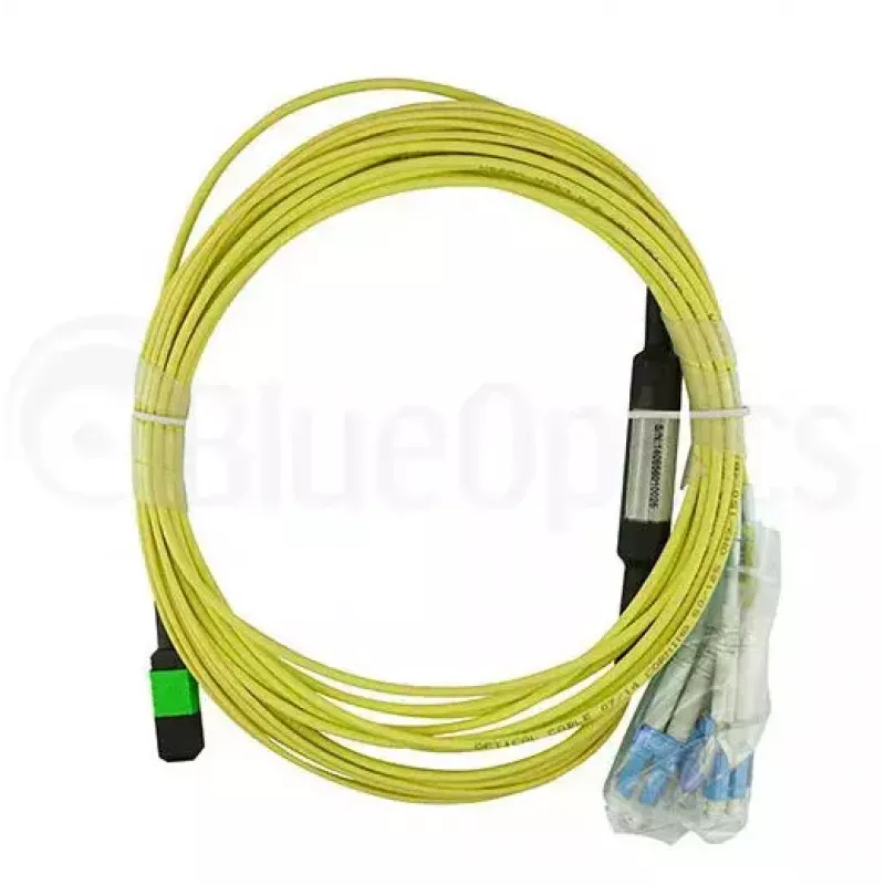 BlueOptics CBL-MPO12-4LC-SMF-1M InfiniBand kabel światłowodowy MPO 4x LC 1m