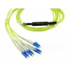 BlueOptics CBL-MPO12-4LC-SMF-1M InfiniBand kabel światłowodowy MPO 4x LC 1m
