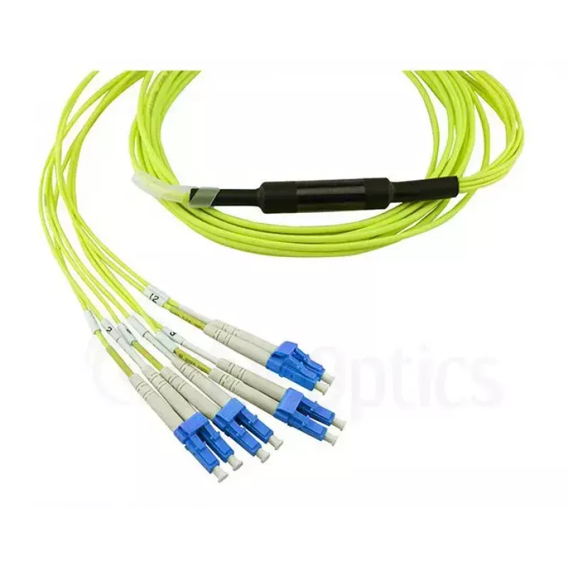 BlueOptics CBL-MPO12-4LC-SMF-1M InfiniBand kabel światłowodowy MPO 4x LC 1m
