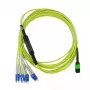BlueOptics CBL-MPO12-4LC-SMF-1M InfiniBand kabel światłowodowy MPO 4x LC 1m