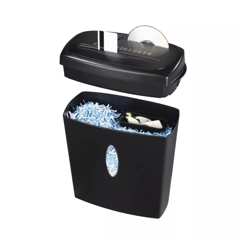 Hama Home X10CD niszczarka do papieru niszczenie krzyżowe 72 dB 22 cm Czarny