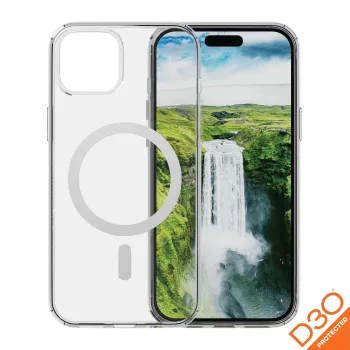 dbramante1928 Iceland Ultra D3O MagSafe etui na iPhone 17e/16e/SE, przezroczyste (IU61CL001902)