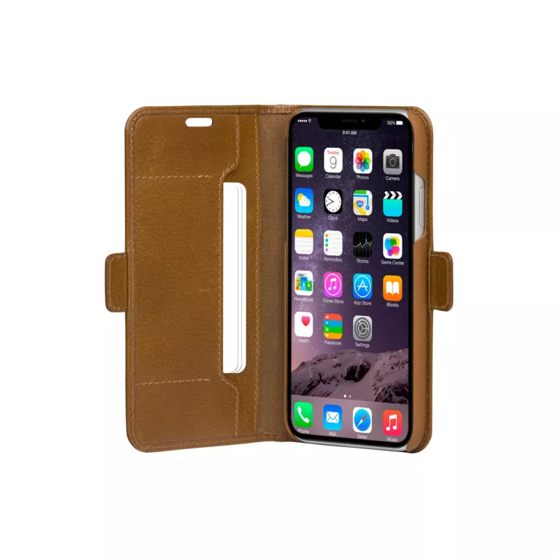dbramante1928 Copenhagen cienki - iPhone 11/XR - Tan, etui z klapką, Apple, iPhone 11, 15.5 cm (6.1 inch), Tan