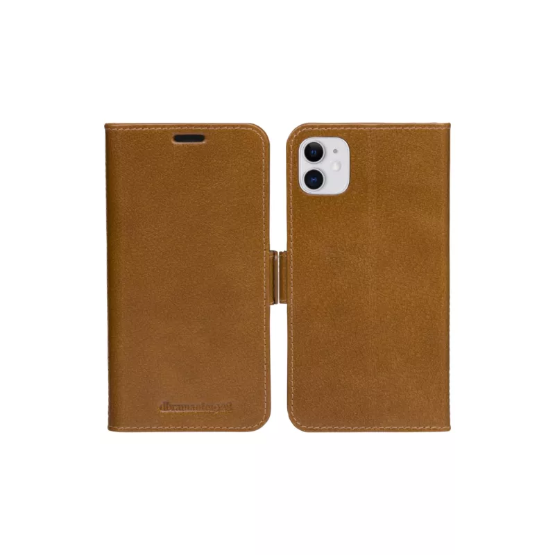 dbramante1928 Copenhagen cienki - iPhone 11/XR - Tan, etui z klapką, Apple, iPhone 11, 15.5 cm (6.1 inch), Tan
