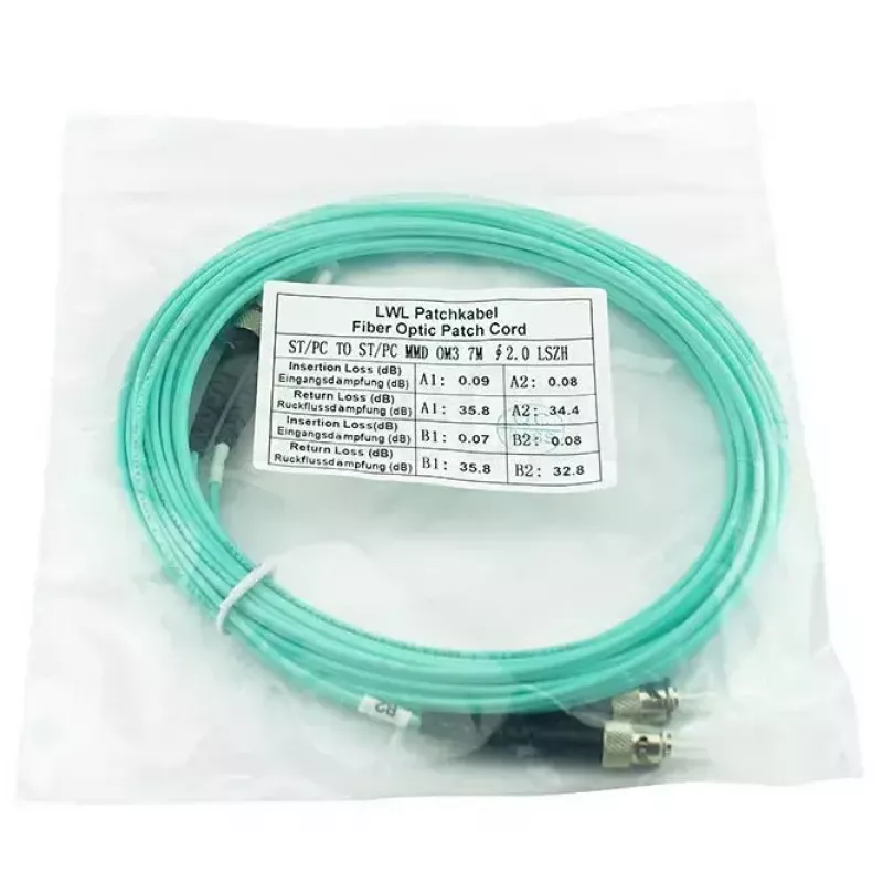 BlueOptics SFP3333EU1MK kabel światłowodowy InfiniBand 1 m ST kolor aqua