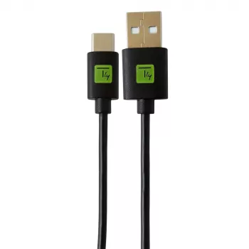 Kabel USB Techly ICOC MUSB20-CMAM20T USB 2.0 2 m USB A USB C Czarny