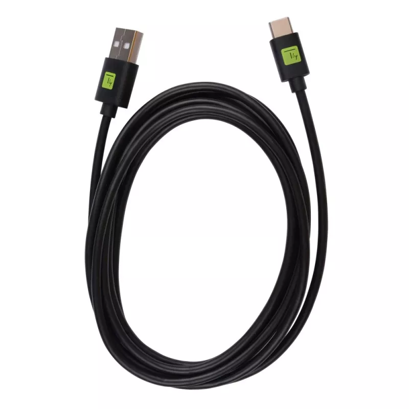 Kabel USB Techly ICOC MUSB20-CMAM20T USB 2.0 2 m USB A USB C Czarny