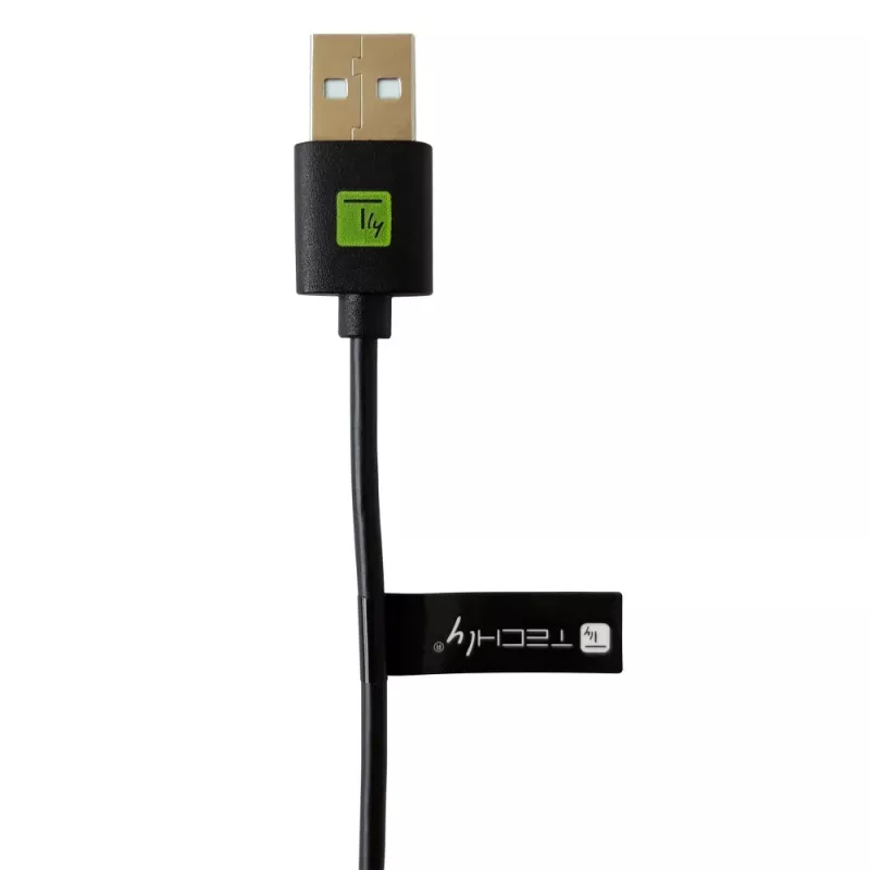 Kabel USB Techly ICOC MUSB20-CMAM20T USB 2.0 2 m USB A USB C Czarny