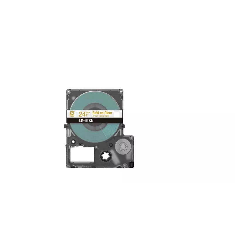 Taśma etykietowa Epson LK-6TKN złota przezroczysta 2,4 cm termotransferowa
