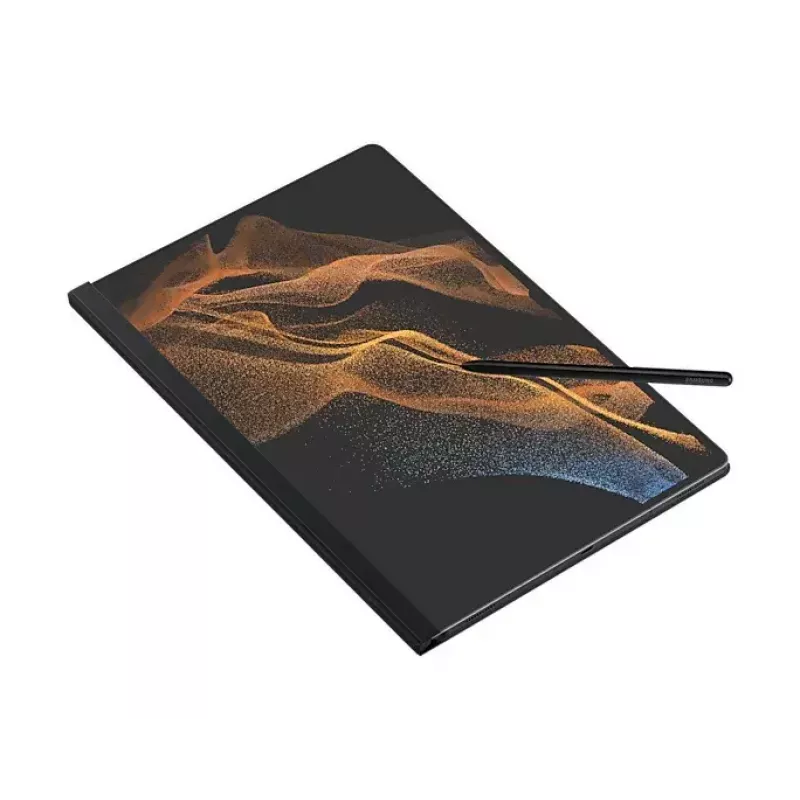 Samsung EF-ZX900PBEGEU etui na tablet 37,1 cm (14,6 cala) Folio Czarny, Przezroczysty