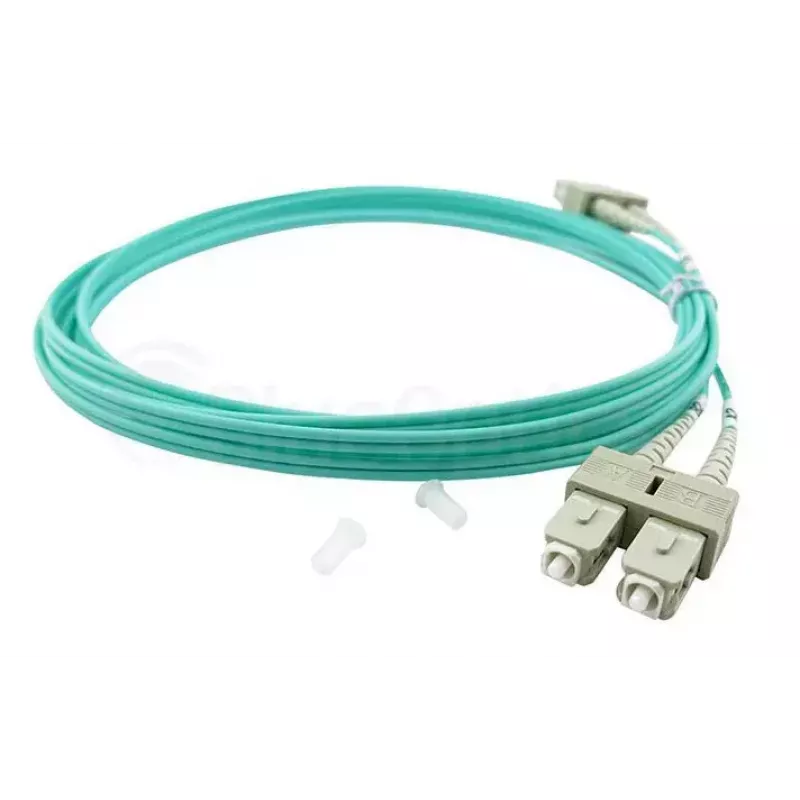 BlueOptics Duplex LWL Patchkabel SC-SC OM3 2 Meter 2 m Męski/Męski