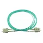 BlueOptics Duplex LWL Patchkabel SC-SC OM3 2 Meter 2 m Męski/Męski