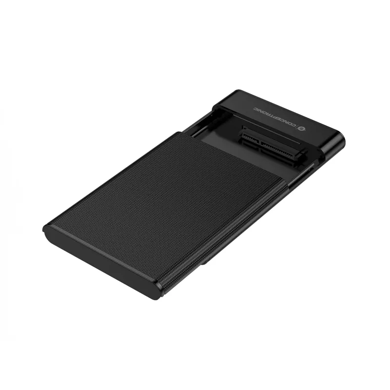 Conceptronic DANTE06B Kieszeń na dysk 2,5 cala USB 3.0, obudowa HDD/SSD, 2,5 cala, Serial ATA III, 6 Gbit/s, łączność USB, czarna