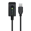 Techly IUSB-REP20TY Kabel USB USB 2.0 5 m USB A Czarny