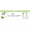 Techly IUSB-REP20TY Kabel USB USB 2.0 5 m USB A Czarny