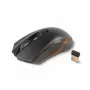 Lexip Ar18 – bezprzewodowa mysz gamingowa z ceramicznymi ślizgaczami, praworęczna, optyczna, RF Wireless + USB Typ-A, 4800 DPI, czarna