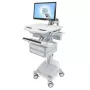 Wózek multimedialny Ergotron StyleView Aluminium szary biały