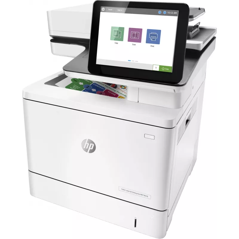 HP Color LaserJet Enterprise MFP M578dn, Laser, Drukowanie kolorowe, 1200 x 1200 DPI, A4, Drukowanie bezpośrednie, Biały