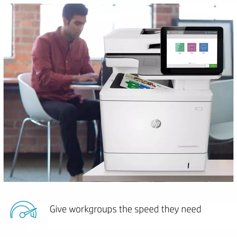 HP Color LaserJet Enterprise MFP M578dn, Laser, Drukowanie kolorowe, 1200 x 1200 DPI, A4, Drukowanie bezpośrednie, Biały
