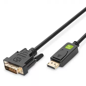 Kabel Techly Monitor DisplayPort do DVI 2 m ICOC DSP-C-020, 2 m, DVI-D, DisplayPort, Męski, Męski, 1920 x 1080 (HD 1080)